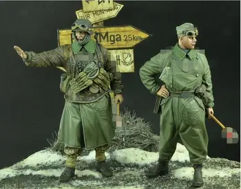 1/35 1942 vojaki zadovoljni igrača Smolo Model Mini Kit unassembly Unpainted