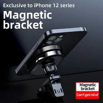 15W Qi macsafe Magnetni Brezžični Polnilnik Nosilec za iPhone 12 Mini Pro Max Hitro Polnjenje Gori Brezžični vmesnik Telefona Stojalo