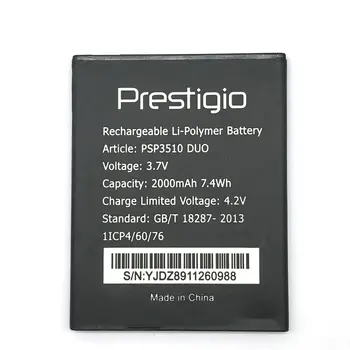 1Pcs Visoko Kakovost Nove PSP3510 Duo Baterija za Prestigio Pametno G3 PSP 3510 PSP3510 Duo Mobilni Telefon