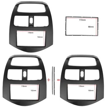 2 DIN avtoradio Okvir Fascijo za Daewoo Martiz Za Chevrolet Spark M300 Premagal Dash DVD Stereo Dash Namestite Trim Plošča Ploščo Kit