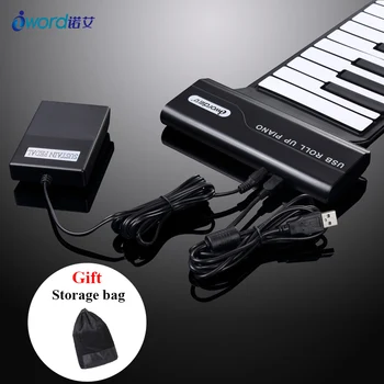 2019 novo 88-ključ USB MIDI keyboard tipkovnica klavirja tipke strani roll klavir