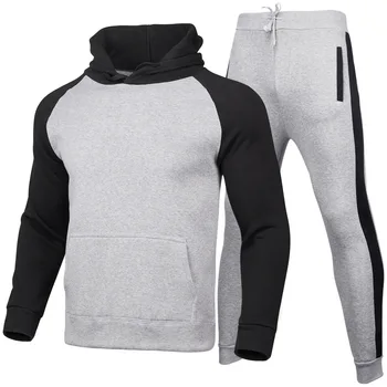 2021 novo blagovno znamko moške jesenskih in zimskih športov hooded novo obleko moške priložnostne obleko moške blagovne znamke športne hooded hlače, dvodelne