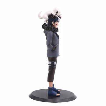 22 cm Anime Naruto Številke Inuzuka Kiba PVC Dejanje Slika Zbirateljske Model Igrača, Lutka Darila NARUTO Deset Let Figurice za Dekoracijo