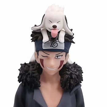 22 cm Anime Naruto Številke Inuzuka Kiba PVC Dejanje Slika Zbirateljske Model Igrača, Lutka Darila NARUTO Deset Let Figurice za Dekoracijo