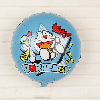 50pcs Doraemon Temo Prtom Okrasite Skodelice, Krožniki Otroci Uslug Jedi Stekleni Baloni Rojstni Namizna Nastavite Torto Toppers