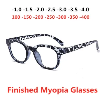 8 Barv Retro Krog Eye Glasses Moški Ženske Ultra Lahka Kratkovidnost Očala Za Kratkovidnost Očala Končal -1 -1.5 -2 -2.5 -3 -4 -3.5