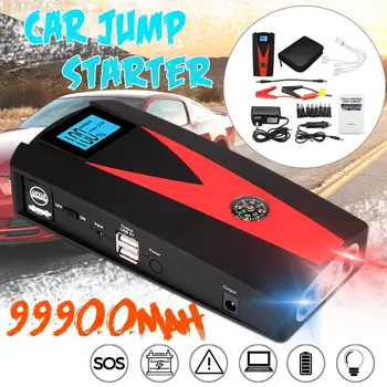99900 mAh Avto Jump Starter Moči Banke Jumpstarter Auto Buster Sili, Začenši Booster Baterije Naprave, Avtomobili Polnilnik Jump Start
