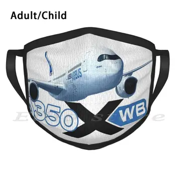 A350 Večkratno Uporabo Šal Masko Filter Za Masko A350 Potovanja, Ki Plujejo Pod Zraka Avtobus 350 Xwb