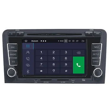 Android 10 DSP GPS Navigacijo, avtoradio, Predvajalnik DVD-jev Za Audi A3 S3 2003-2012 Avto Radio Vodja Enote, Brezplačen Multimedijski Predvajalnik, Fotoaparat