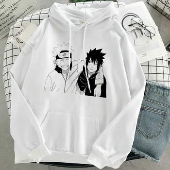 Anime Naruto Harajuku Uchiha Sasuke Prevelik Pulover ženske Hoodies Majica Oblačila Hip Hop Hoodies Oblačila Ulične vrhovi