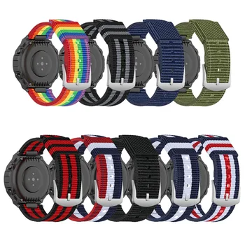 Barve, Platno Watch Trak Za Huami Amazfit T-Rex Watchbands Moda Platno Nastavljiv Šport Zapestje Trak Z Izvijači Orodja