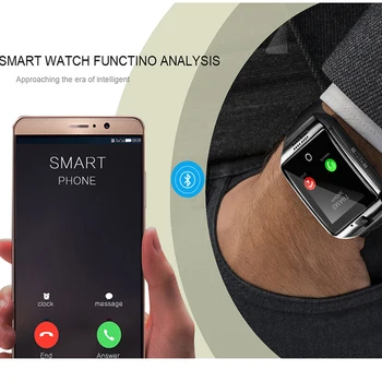BIBINBIBI Bluetooth Smart Watch Moških V18 Z Zaslonom na Dotik Velike Baterije Podpira TF Kartice Sim Fotoaparata za Android Telefon Smartwatch