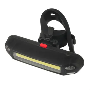 COB Zadnje Kolo Svetlobe Luč Varnost Opozorilo USB Polnilne Izposoja Rep Kometa LED Lučka SEC88