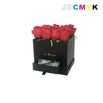 Cvetličarna pakiranje Cvet polje kvadratnih vključujejo predal favous sušilniki za stranke škatle darila čokoladni bonboni, materinski Dan, Božič škatle