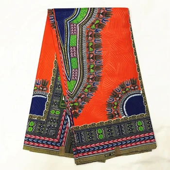 Dashiki vosek tkanine 2020 afriške Tkanine za obleko vosek tiskanja bombažne tkanine, Tekstilne 6yards oblačilo materiala