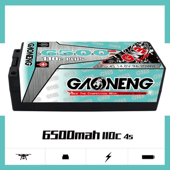 Gaoneng GNB 6500mAh 4S 14.8 V 110C 5,0 mm Bullet Hardcase LiPo Baterije XT90/XT60/T/EC5 Plug za 1:8 1/8 štiri vozite off-road RC Avto