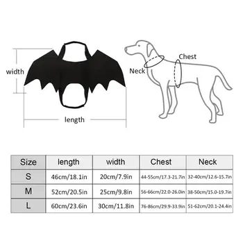 Halloween Pet Oblačila Bat Wings Za Mala Velika Psa Cat Bat Kostum Halloween Dekoracijo Oblačila