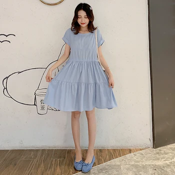 HanWomen ' s plus velikost obleko korejski moda temperament svoboden starosti-za zmanjšanje maščob mm krilo