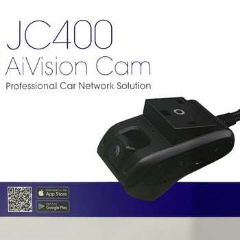 JC400 4G Smart AiVision Dashcam s Sprednje & Rearview Dvojno 1080P Live Video Nadzor, Sledenje GPS & SOS Alarm za Mobilne APLIKACIJE