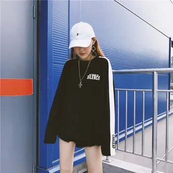 Korejski bangtan kpop hoodies za dekleta ulične hoodie ženske sweatershirt ženske jopice plus velikost beli jesen 2019 ženska