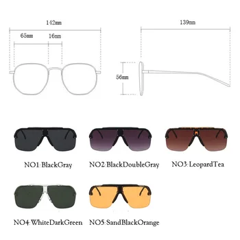 LeonLion Punk Ženske Sončna Očala Prevelik Sončna Očala Za Ženske 2021 Modni Očala Blagovne Znamke Oblikovalec Sončna Očala Retro Moški Očala