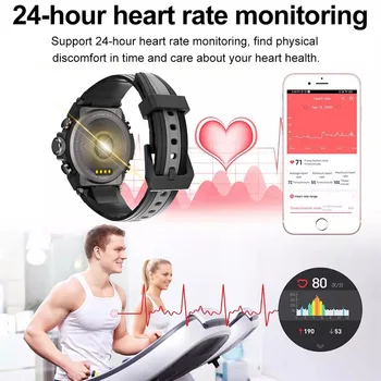 LIGE Nove Pametne Gledajo Moški Fitnes Sledenje Srčnega utripa, Krvnega Tlaka, Spremljanje zunanjih Športnih Watch IP68 Vodotesen Smartwatch