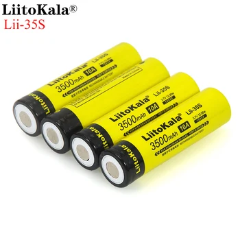 LiitoKala 18650 Baterijo Lii-35S 3,7 V Li-ion 3500mAh 10A praznjenje baterije Za visoko možganov naprav