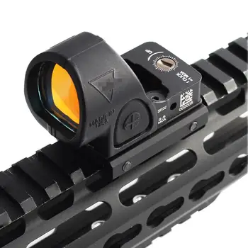 Magorui Mini RMR SRO Red Dot Področje Collimator Glock Reflex Sight Področje fit 20 mm Rail & Glock Nastavek za Airsoft / Lovska Puška