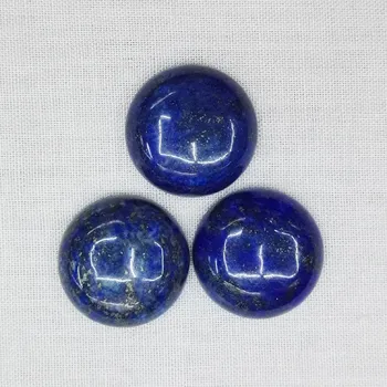 Moda lapis lazuli 20 MM 10pcs/veliko Naravnega Kamna okrogle Noge Čar visoke kakovosti cab chrysoprase kroglice za nakit, izdelava Debelo