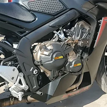 Motorna kolesa Pokrov Motorja za Zaščito primeru Za CBR650F-2018 2019 Motorja Stražar Zaščitni Pokrov Motorja Drsnik za CBR650R 2019
