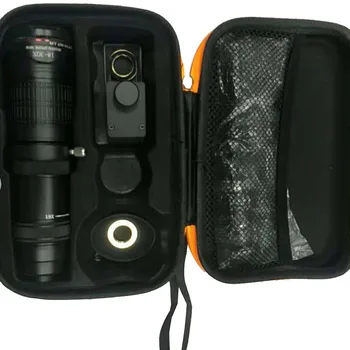Nastavljiv Zoom Objektiv Komplet 4 v 1 Nastavek za Telefoto 18-30X širokokotni Objektiv Za Pametni telefon