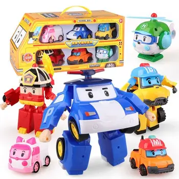 Nov darila fant Robocar poli Preoblikovanje Robot Avto Igrača Koreja Poli Robocar Anime Akcijska Figura, Igrače Za Otroke Darilo