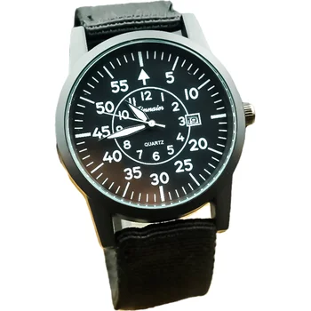 Nova moda človek gledanje visoko kakovost unisex svetlobne roke koledar quartz dresswatch luksuzne blagovne znamke ženska moški najlon trak watch