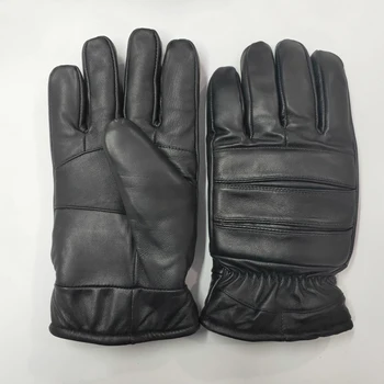 Novi moški je pozimi toplo rokavice za športe na prostem rokavice zadebelitev visoke kakovosti ovčje kože rokavice Prevelik težka ovčje kože rokavice
