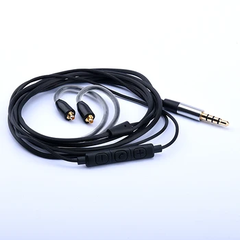 Novo MMCX Posodobljene HIFI Kabel 5N 8 Core Snemljiv pobakrena Srebra za Shure Se535 SE215 SE315 SE846 UE900 Slušalke Slušalke