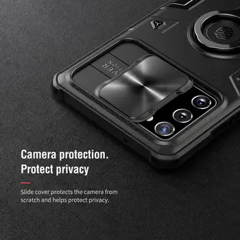 Ohišje za Samsung Galaxy Note 20/Opomba 20 Ultra Kritje Nillkin CamShield Oklep Stran Fotoaparata Zaščito Pokrovček za Samsung Note20 Primeru
