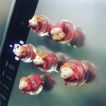 Ponyo na cliff Anime akcijska figura, prefekt kakovosti vode padec Poniu 3d hladilnik magneti doma, okraski, Igrače za otroke