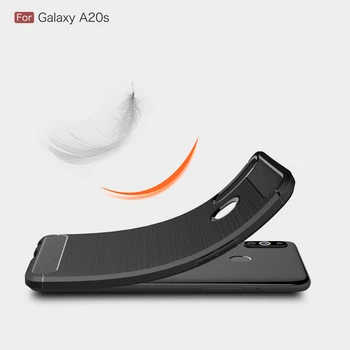 Primeri Za Samsung Galaxy A20S Silikonski Mehko TPU Zadnji Pokrovček Za Samsung A20S Shockproof Telefon Odbijača Za Samsung Galaxy A20S Primeru