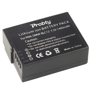 Probty 2pcs DMW-BLC12 DMW BLC12PP BLC12E BP-DC12 Baterija za Panasonic DMC GH2 G7 G5 G6 DMC-GH2 V-LUX4 FZ200 FZ1000 FZ2500