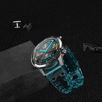 Prozoren Silikonski Športni Trak Za Huawei Watch Gt 2e Zapestnica za Samsung Galaxy Watch Aktivna 2 Prestavi S3 Meje Magic Straže
