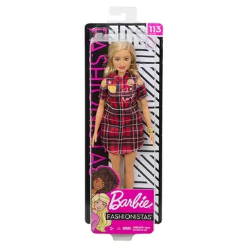 Prvotni Barbie Lutke Kariran Krilo Fashionista Dekleta Lutka Moda Princesa Darilo za Rojstni dan Otroci Igrače za Dekleta Bonecas Juguetes