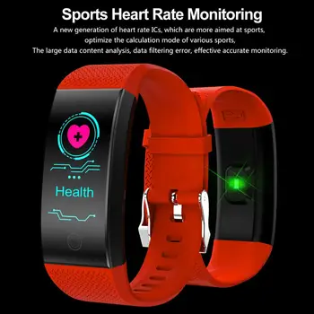 QW18 Barvni Zaslon Smart Zapestnica Srčnega utripa IP68 Vodotesen Fitnes Tracker Pasu, Bluetooth 4.0 Športni Manžeta