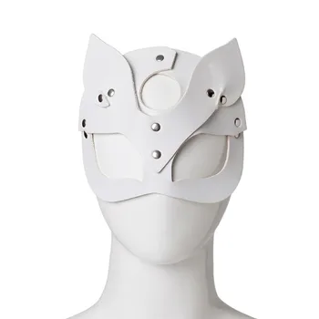 Seks Odraslih Izdelkov SM Sex Igrača BDSM Ženski Usnjeni Oči Masko Halloween Carnival Klub Stranka Maske Catwoman Cosplay Masko