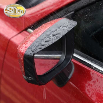 SNCN 2PCS Avto Rearview Mirror Obrvi Kritje Dež-dokazilo Zaščito Sneg, Okraski in Pribor Za Mazda 2 2016 - 2019 2020