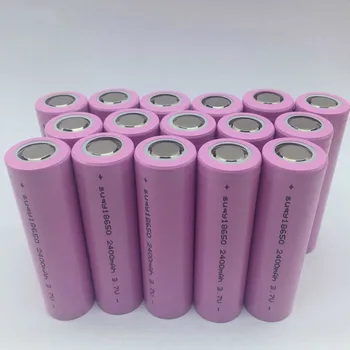 Supersedebat Inr18650 2400mah Baterije 18650 3,7 v Polnilna Batterie Avec Chargeur Baterija Li Ion Baterije za ponovno Polnjenje