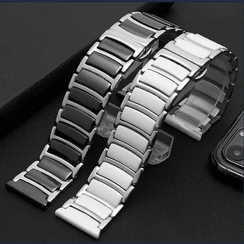 Trak Za Samsung Galaxy Watch 3 45mm 41mm Aktivna 2 44 mm 40 mm Keramični Watch Band Za Galaxy Watch 46mm Amazfit Šport Bip