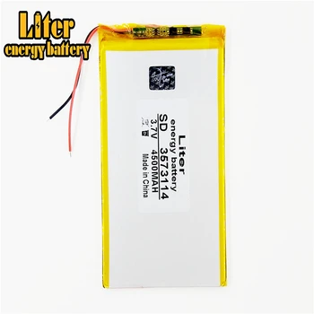 Ultra-tanek sedem E708 PRO 3 tablete 3573114 3,7 V polimer baterija zmogljivosti 4500mah
