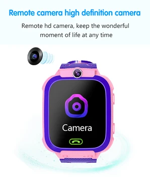 V12 Nepremočljiva Otroci Pametno Gledati SOS Antil-izgubil Smartwatch Baby 2G Kartice SIM Ura Klica Smartwatch Za Otrok Darilo Za IOS Android