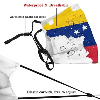 Venezuela Oblikovanje Po Meri Za Odrasle, Otroci Proti Prahu Filter Diy Tiskalni Stroj Masko Tuš Zavesa Coasters Steklenica Za Vodo