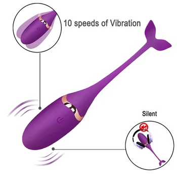 Vibrator Keglove Žogo Vibracijsko Jajce Brezžični Daljinski upravljalnik Sex Igrače za Ženske, Vadba Vaginalne Multispeed USB za Polnjenje